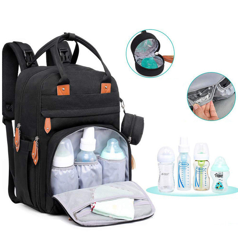 Large Capacity Portable Double Shoulder Mommy Bag