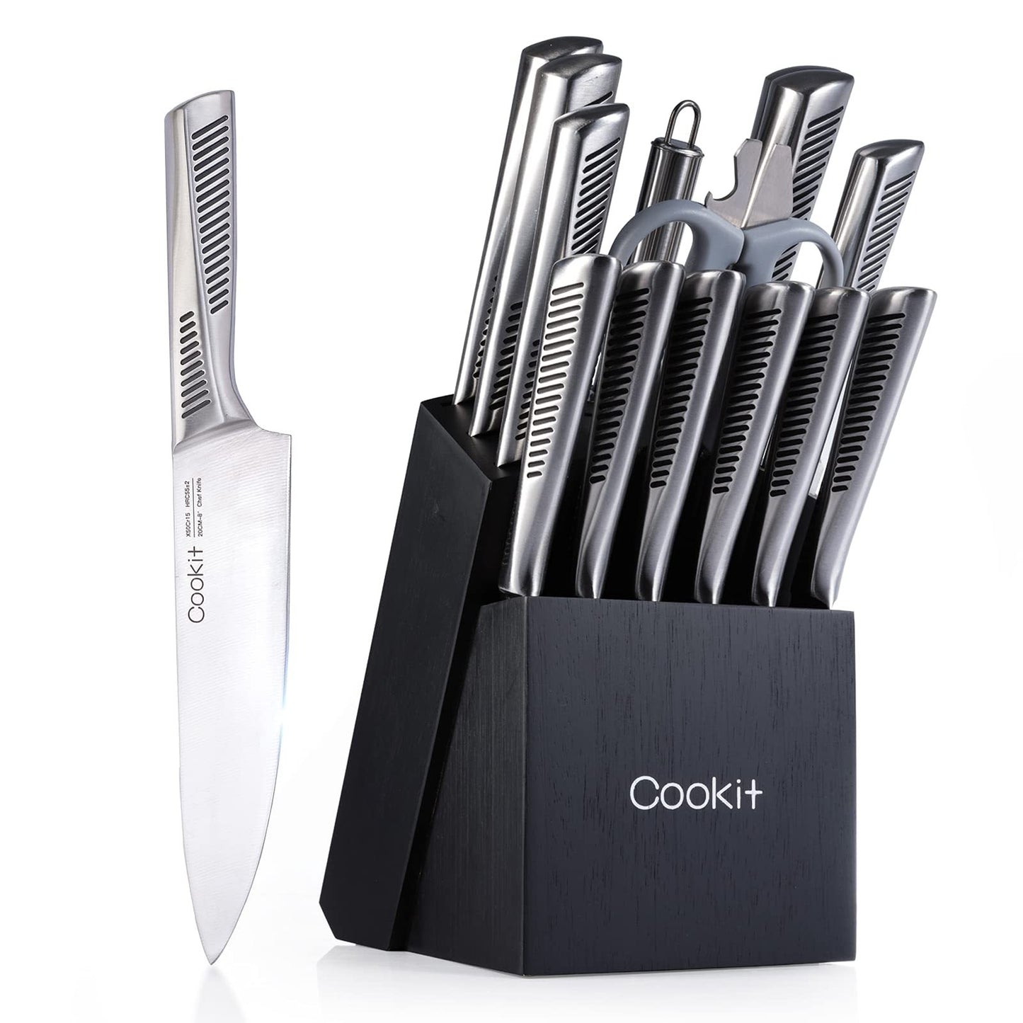 15-Piece Kitchen Knife Set