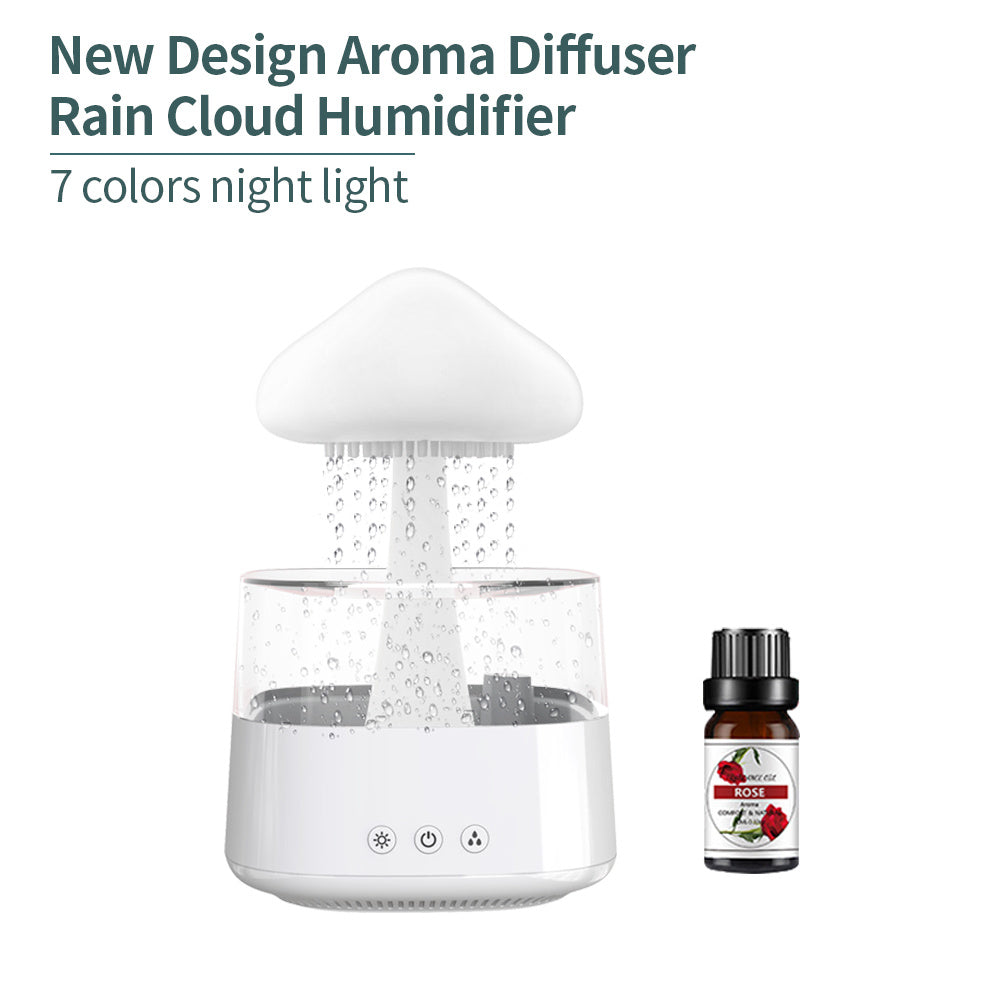 Rain Cloud Mushroom Water Drop Humidifier