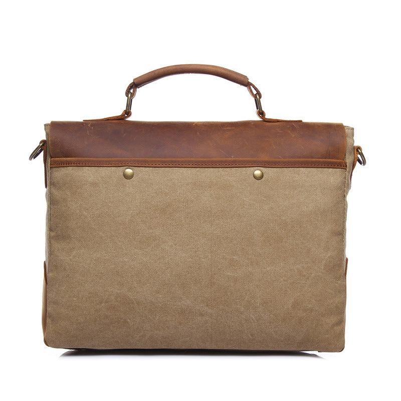 Vintage Canvas Business Briefcase