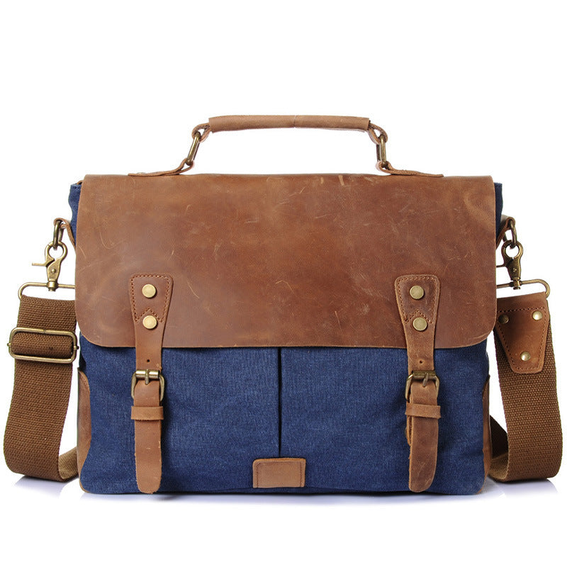 Vintage Canvas Business Briefcase