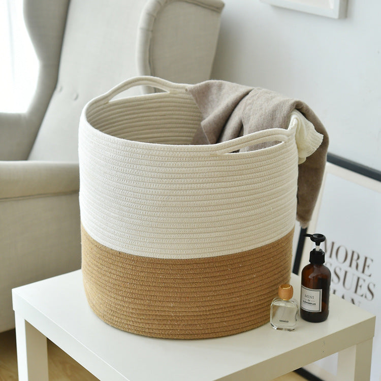 Nursery woven storage basket