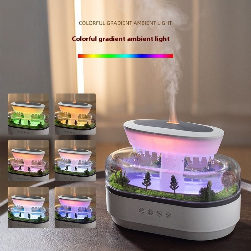 Landscape Aroma Diffuser Household Bedroom Raindrop Humidifier