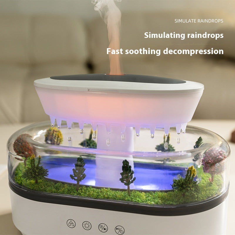 Landscape Aroma Diffuser Household Bedroom Raindrop Humidifier