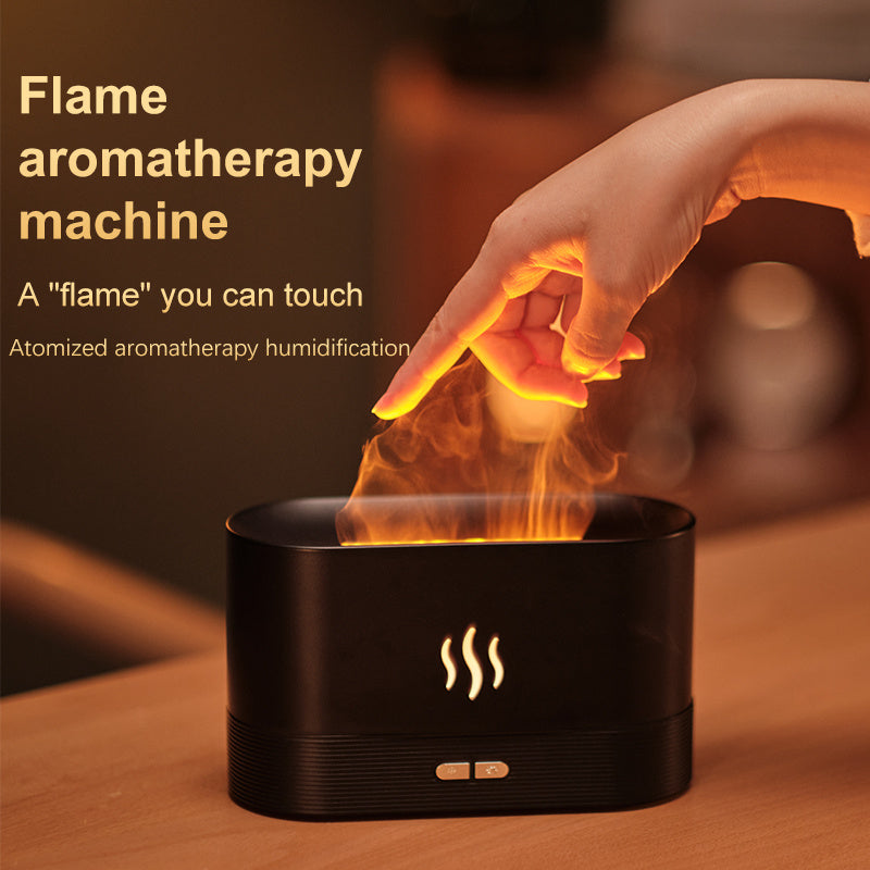 Fire Flame Humidifier Aroma Diffuser Air Essential Oil Ultrasonic Humidifier