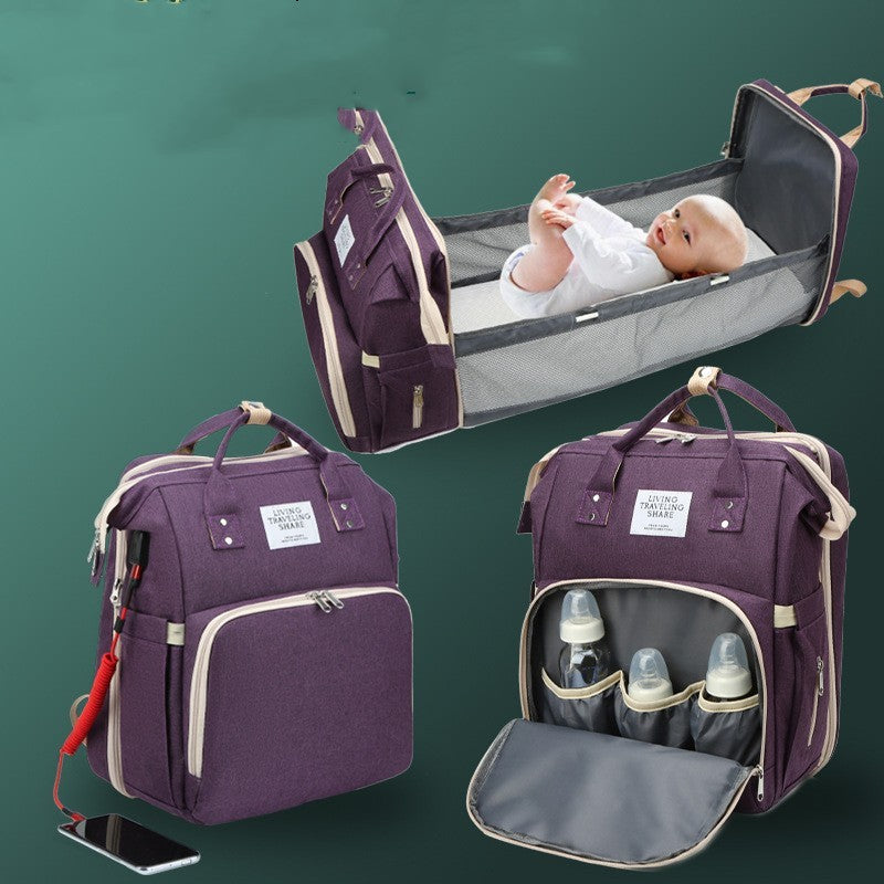 Diaper Bags Backpack - Portable Mommy Bag 