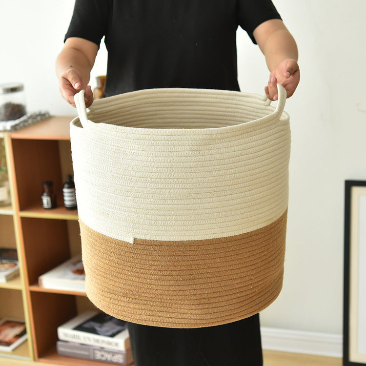 Nursery woven storage basket