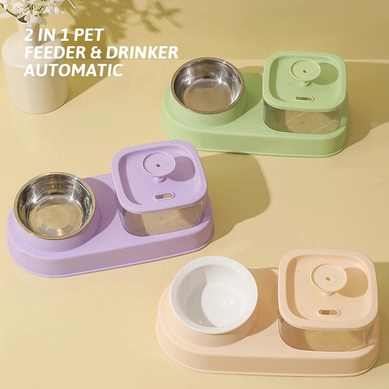 Cat Water Dispenser - Feeding Bowl