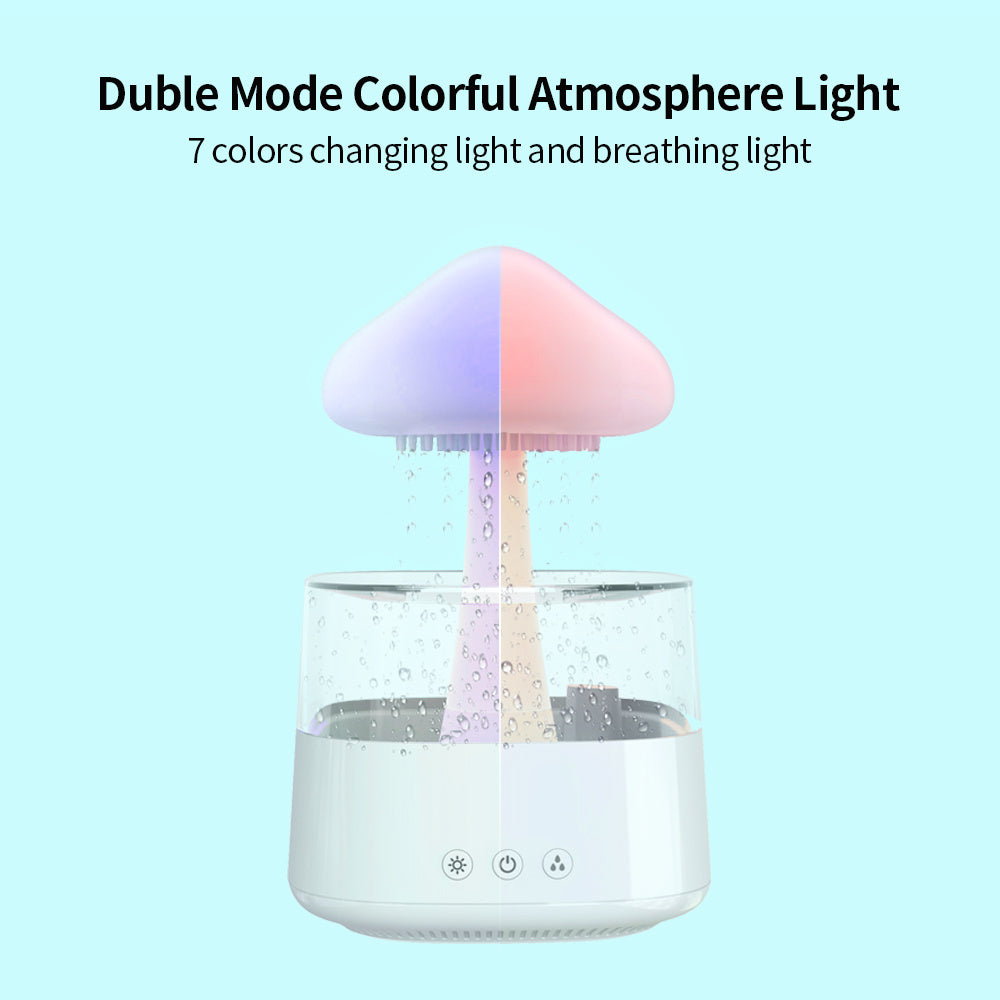 Rain Cloud Mushroom Water Drop Humidifier