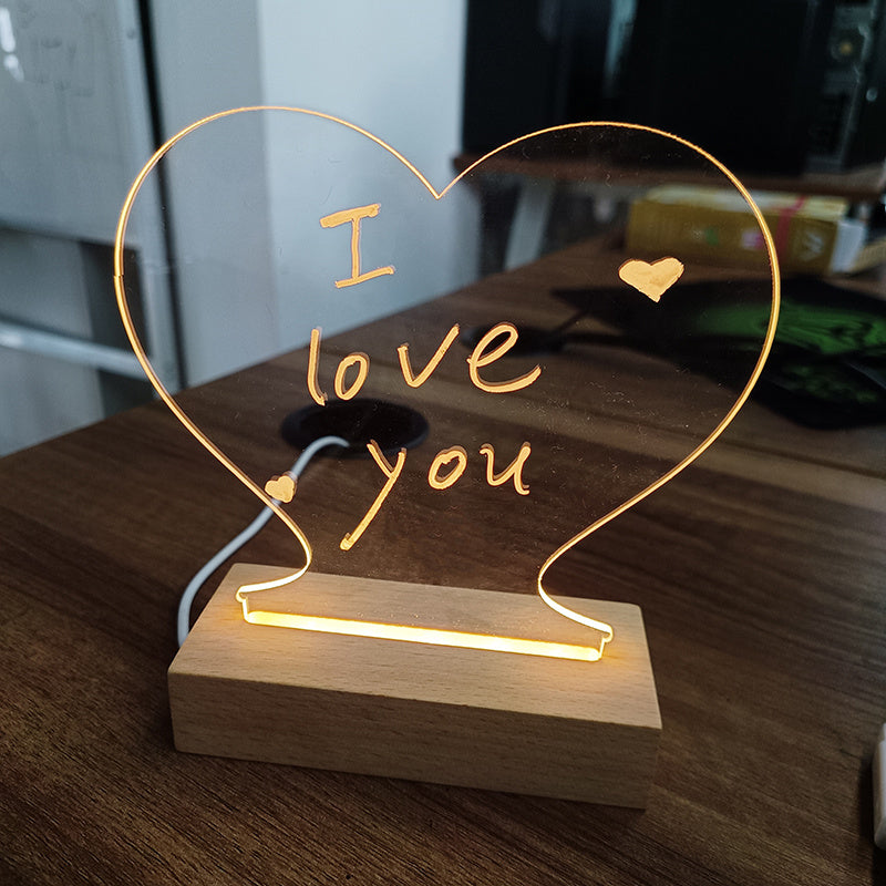 Creative Note Board Creative Led Night Light Message Board