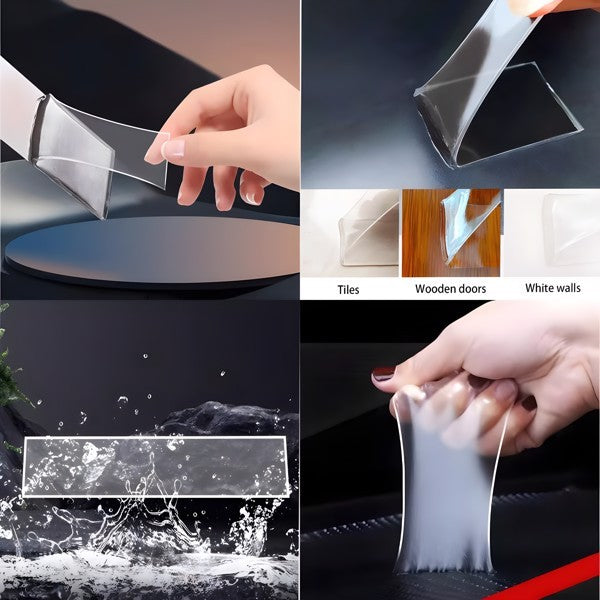 5pcs Strong Nano Double-sided Tape Heavy Duty, Strong STICKY tape