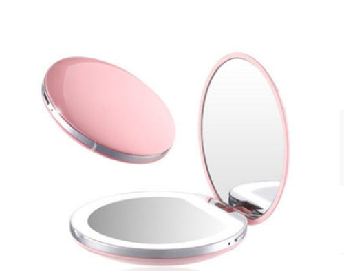 Flip Cover Makeup Mirror - LED Makeup Mirror 