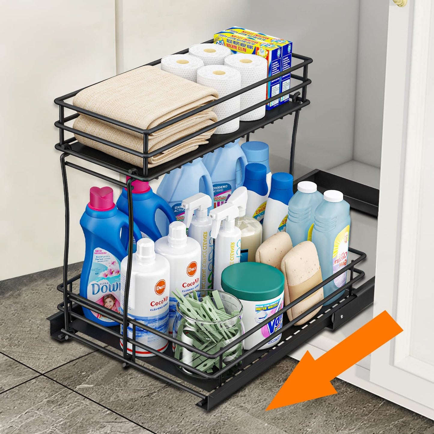 Pull-Out Cabinet Organizer